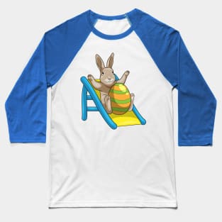 Bunny Easter Easter egg Slide Baseball T-Shirt